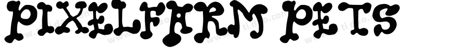 Pixelfarm Pets字体转换